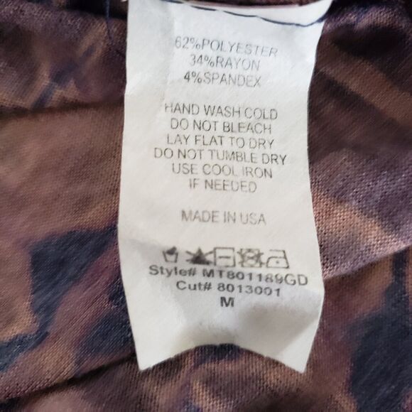 Maronie SIZE M Blue Sleeveless Cross Back Casual Summer Dress Open Side MADE USA - Picture 7 of 10